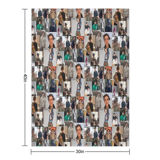 Louis Partridge Poster Lightweight Throw Blanket