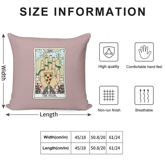 Pizza Reading Soft Durable Construction Throw Pillow