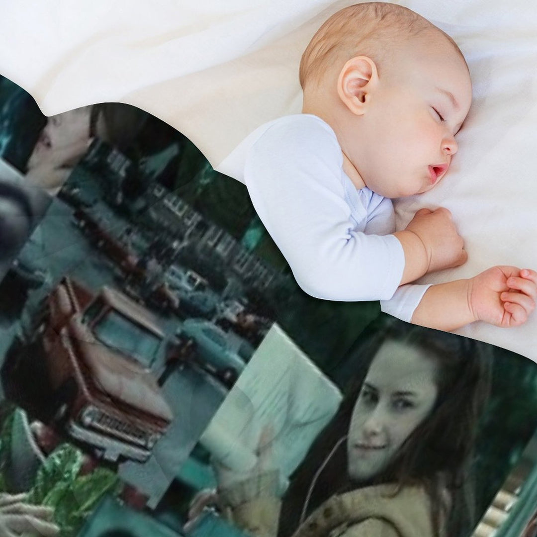 Twighlight Collage Travel-friendly Throw Blanket