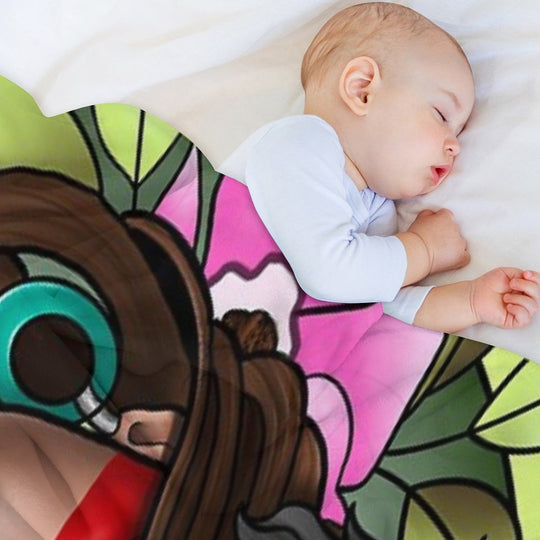 Spirit of The Wild Plush Throw Blanket