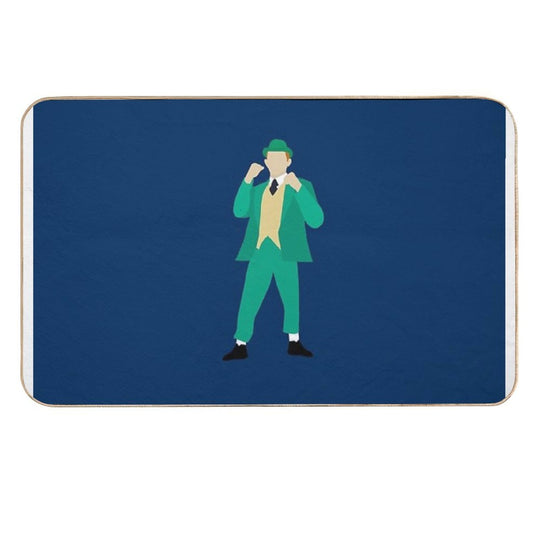 Notre Dame Leprechaun  Easy To Clean Bath Mat