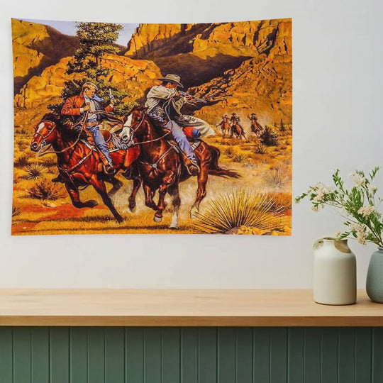 Fwc 5192 Old West Wild Cowboy Tapestry