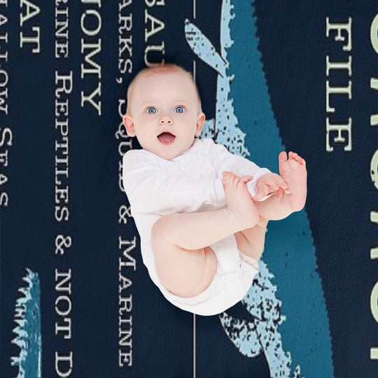 Mosasaurus Facts Comfort Throw Blanket