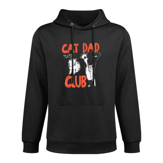 Cat Dad Club, Life Is Better with Cats, Cat Dad, Funny Cat Unisex Design Hoodie