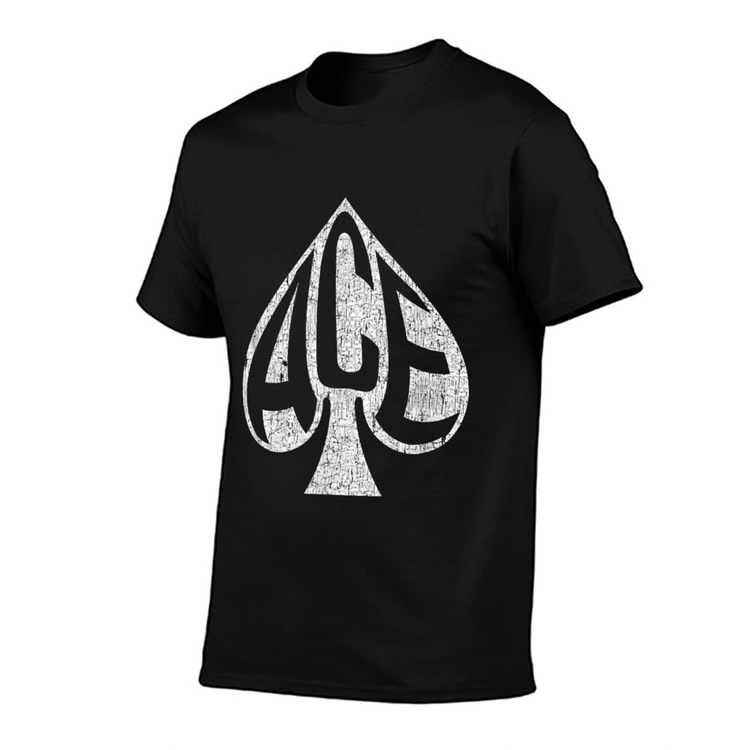 Vintage Ace of Spades Texas Holdem Playing Card  Easy-care T-Shirt