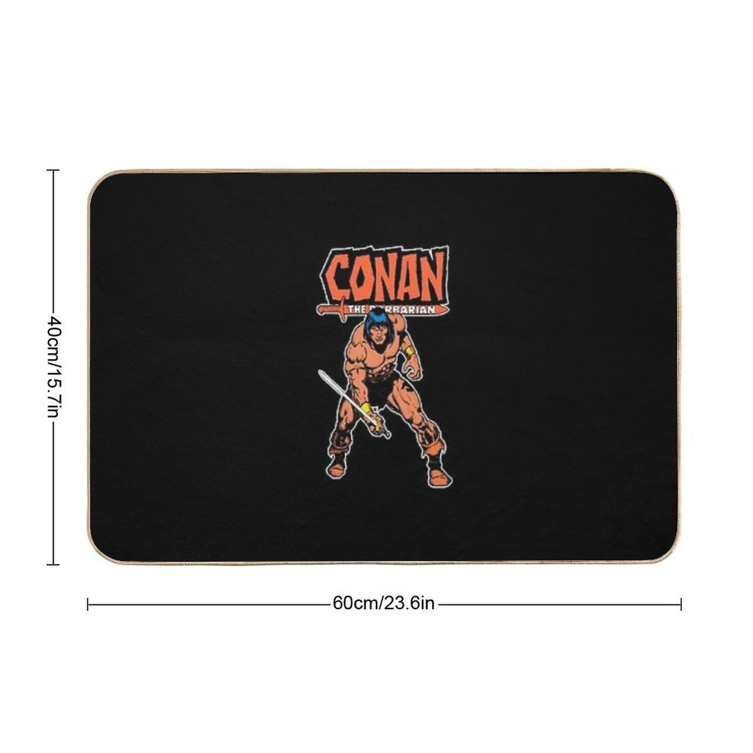 Fantasy T-ShirtThe Barbarian V.2 T-Shirt_by OniSide_  Pet-Safe Bath Mat