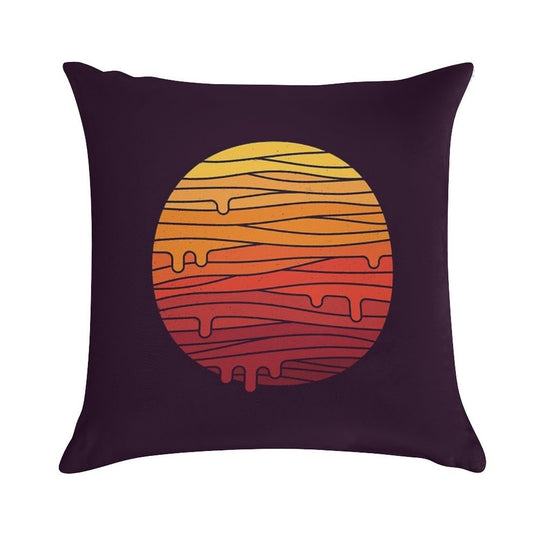 Heat Wave Soft Luxury Feel Throw Pillow