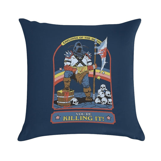 You're Killing It Soft Reinforced Edging Throw Pillow