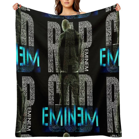 Rap God Eminem Travel-friendly Throw Blanket