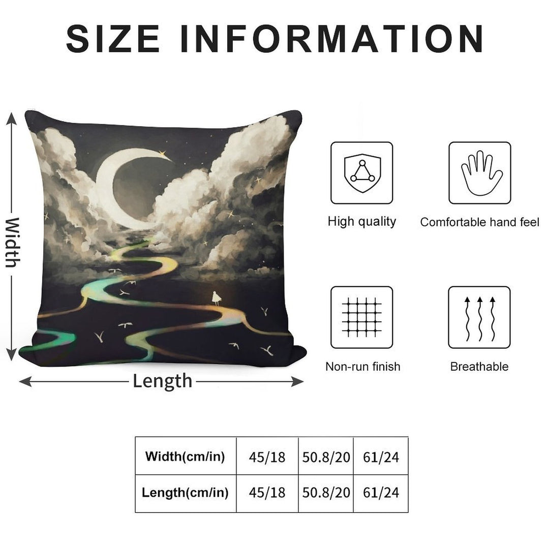 Ascending by Aurora. Soft Gift Ready Throw Pillow