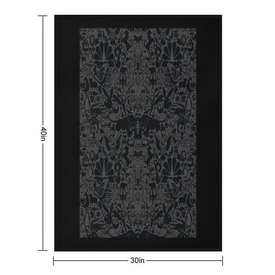 The Darkest Animal Wallpaper Compact Throw Blanket