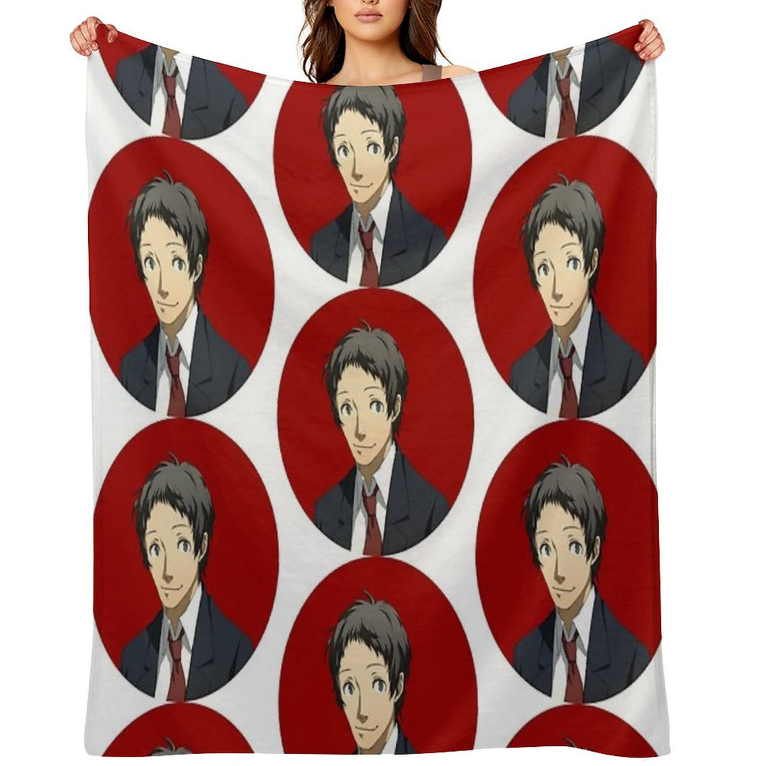 Adachi Portrait Compact Throw Blanket
