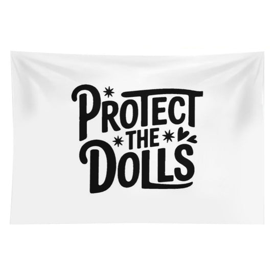 Protect The Dolls T-Shirt – Trans Rights Support Tee  LGBTQ+ Inclusive Pride Shirt Tapestry