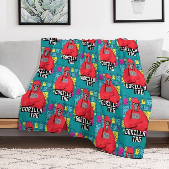 Gorilla Tag Cools Red 4 Comfort Throw Blanket