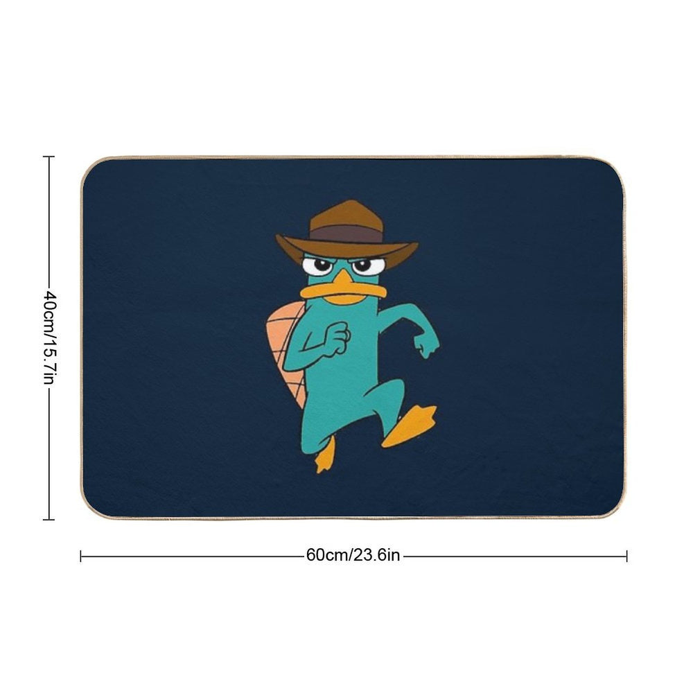 Agent Pperry The Platypus  Easy To Clean Bath Mat