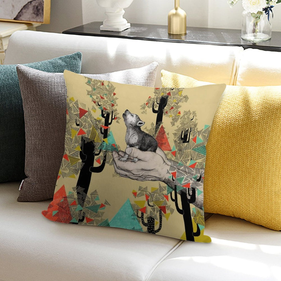 FOUND YOU THERE Soft High-Density Material Throw Pillow