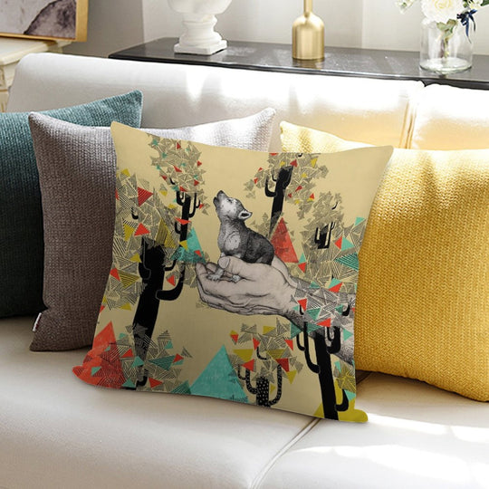 FOUND YOU THERE Soft High-Density Material Throw Pillow