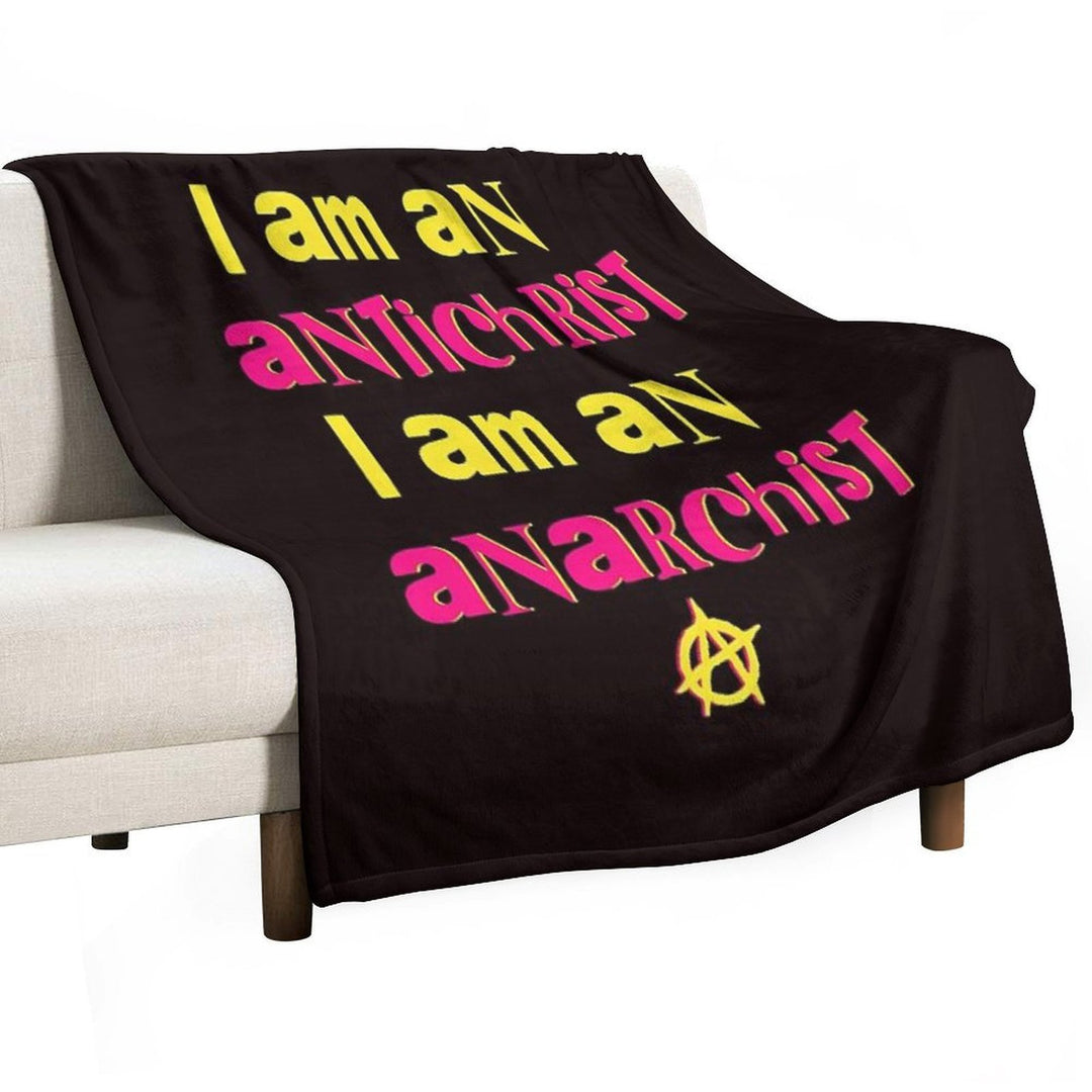 Sex Pistols - Anarchist Antichrist Punk Rock Music Lightweight Throw Blanket
