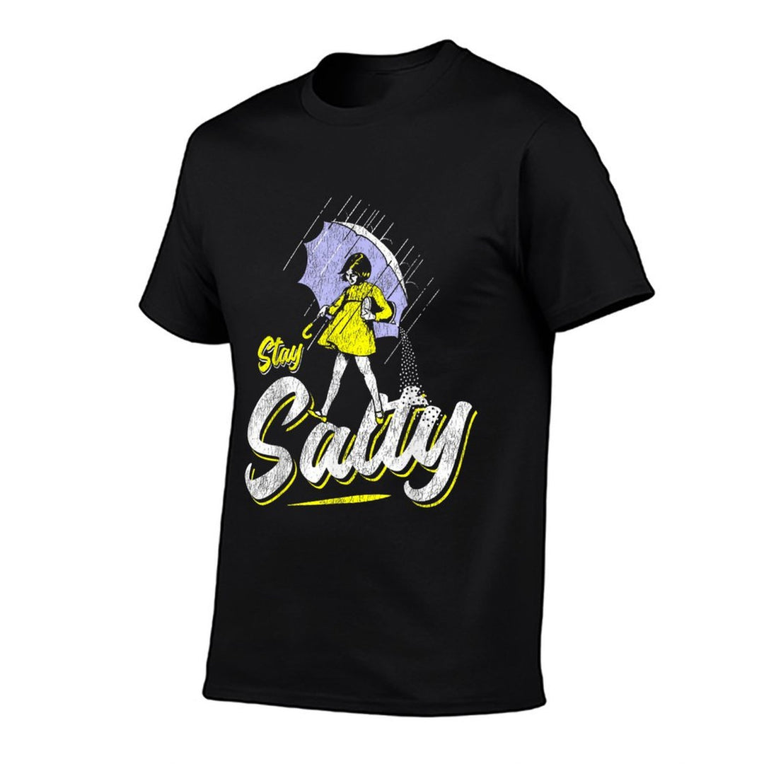 Vintage Salty Meme All These Flavors Girl Holding Umbrella  Durable T-Shirt