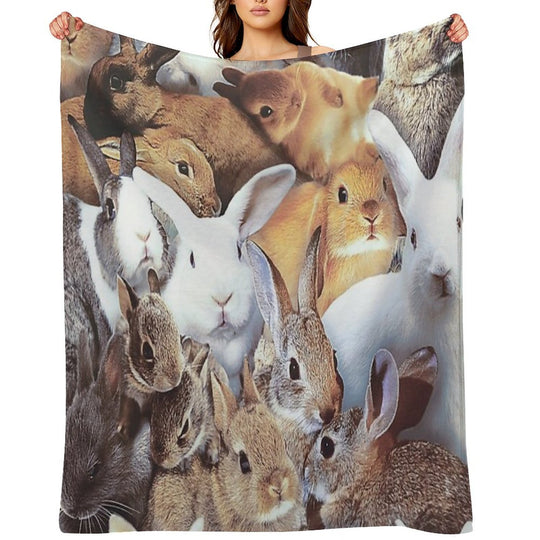 Rabbits Quick-dry Throw Blanket