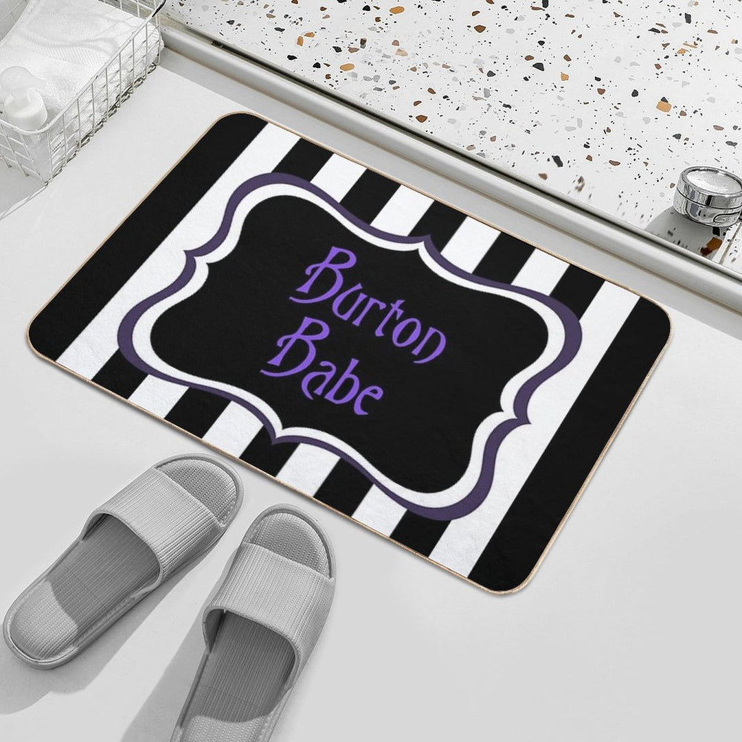 Burton Babe [striped Variant]  Anti-Trip Bath Mat