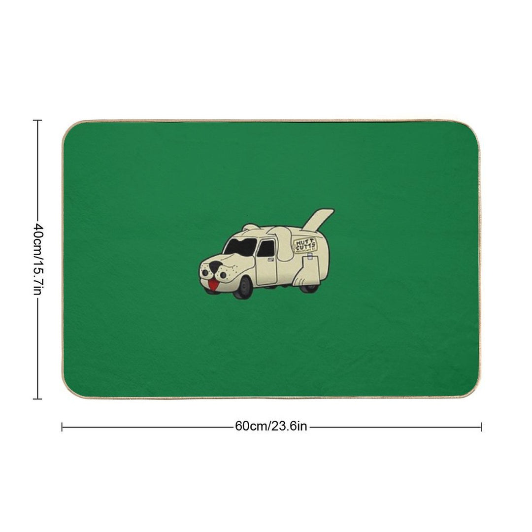 Mutt Cutts Van  Dirt-Trapping Bath Mat