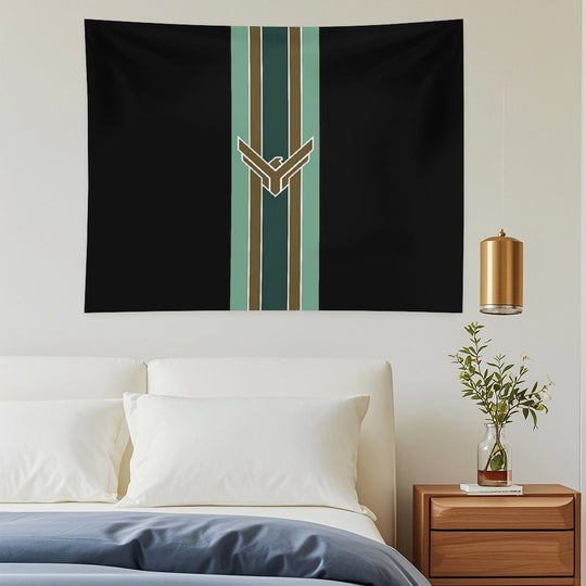 Dune - House Atreides Banner Stripes (Green) - Tapestry
