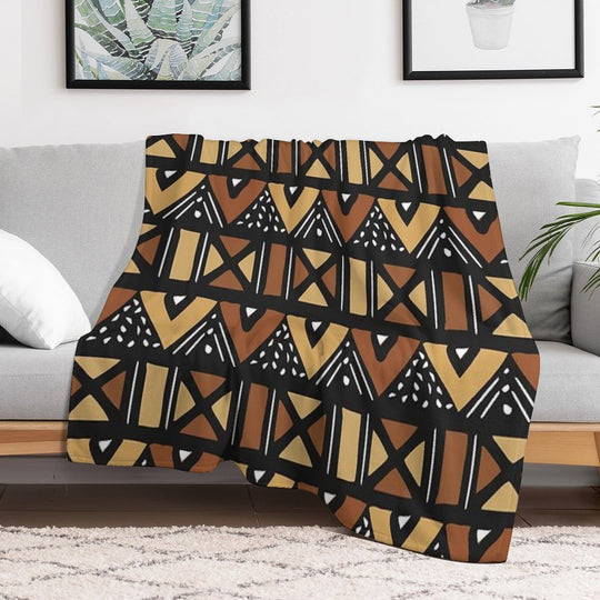 Mud Cloth Mali Quick-dry Throw Blanket