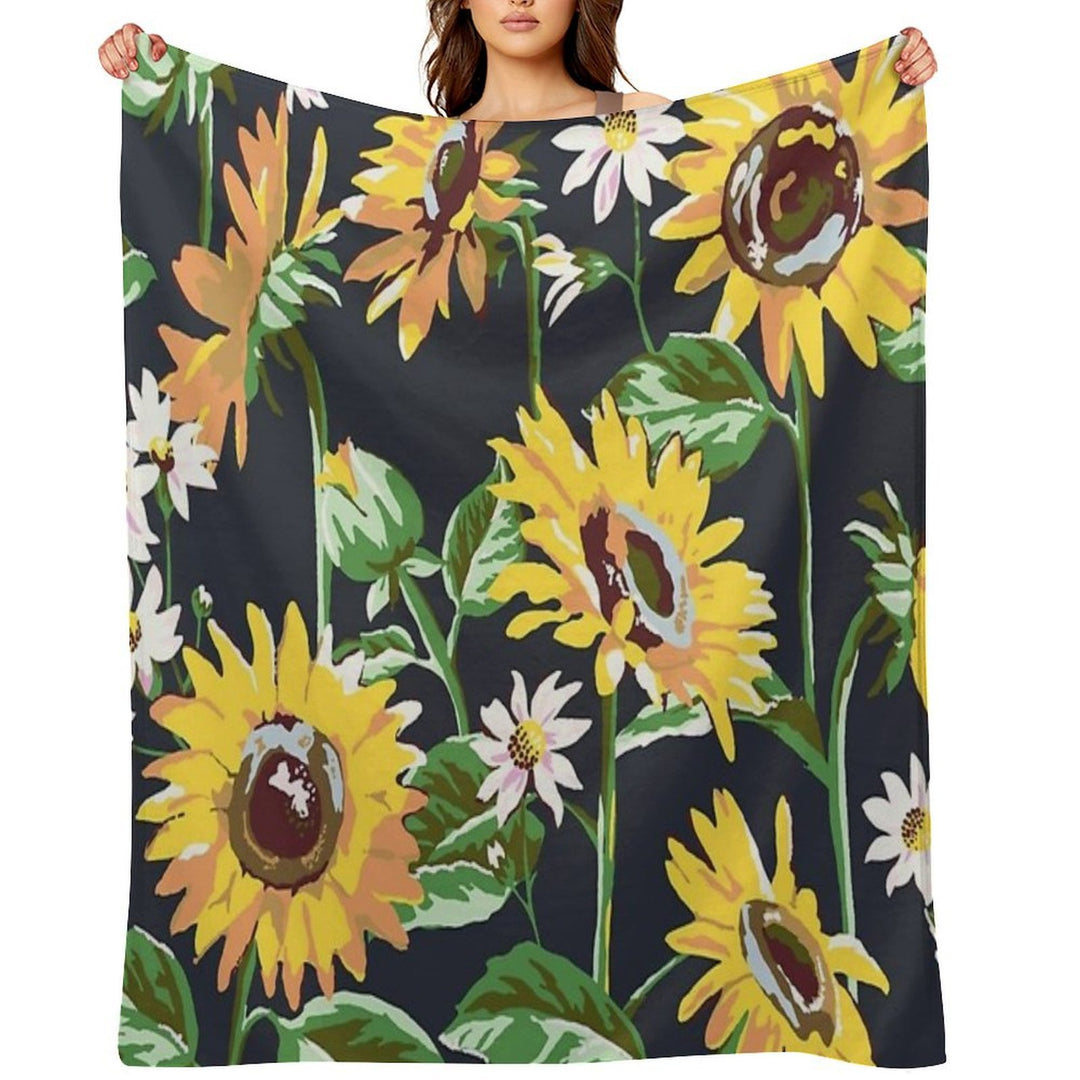 Vera Bradley Sunflower Travel-friendly Throw Blanket