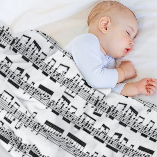 Sheet Music Premium Throw Blanket