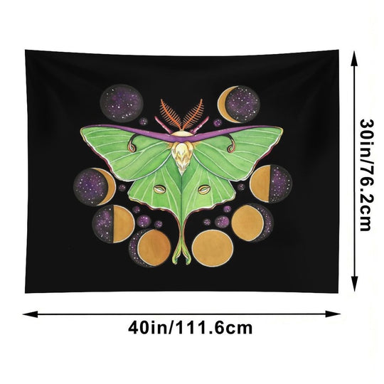 Lunar Moth Tapestry