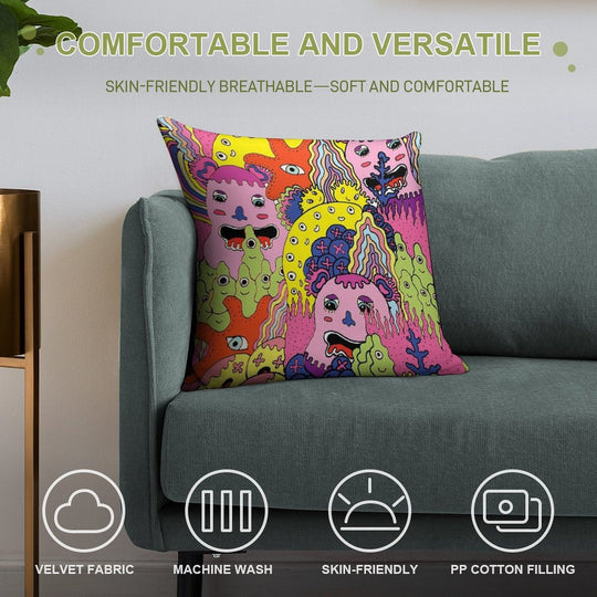 The Dress Code Is Black & White Soft Warmth Comfort Throw Pillow