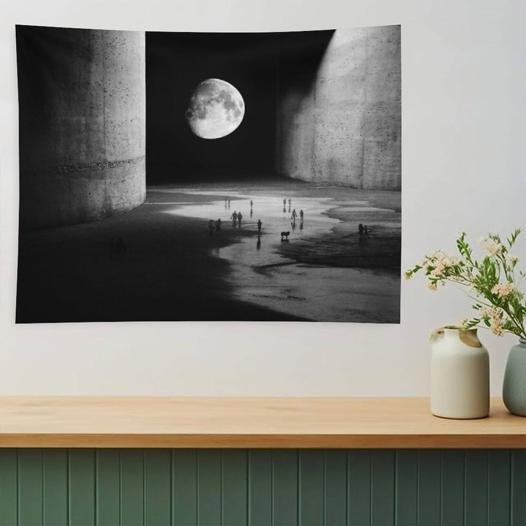 To The Moon Tapestry