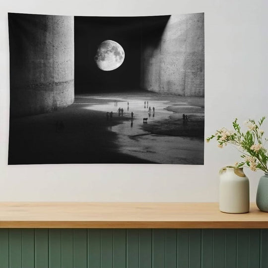 To The Moon Tapestry