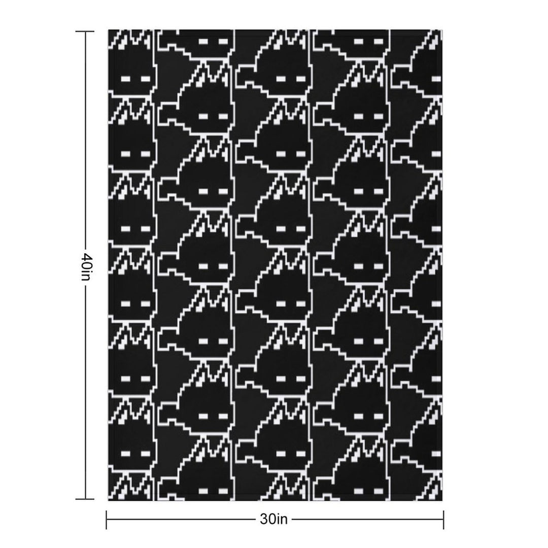 Omori Cat Mewo Sustainable Throw Blanket