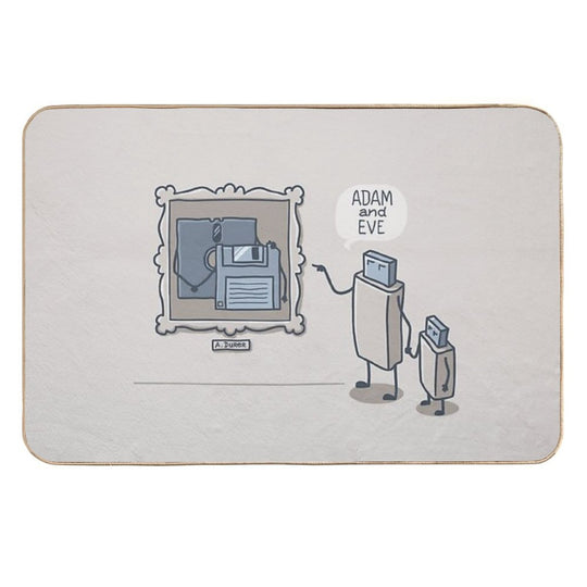 ADAM & EVE  Repositionable Bath Mat