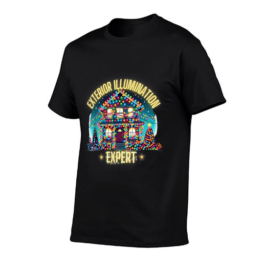 Exterior Illumination Expert Christmas Lights Decor Funny  High-quality Stitching T-Shirt
