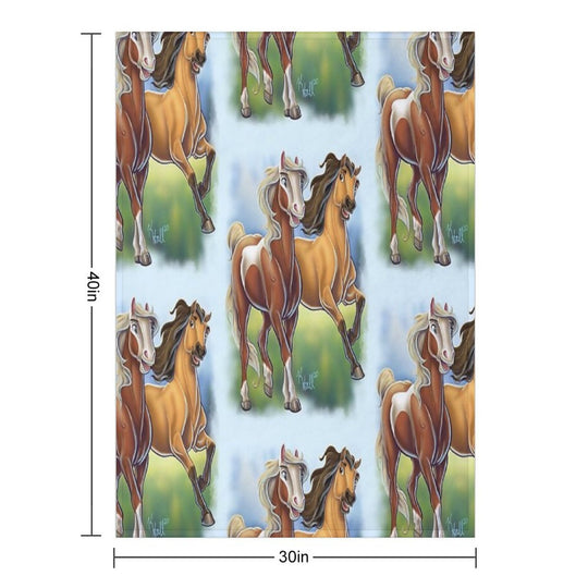 Spirit And Rain Quick-dry Throw Blanket