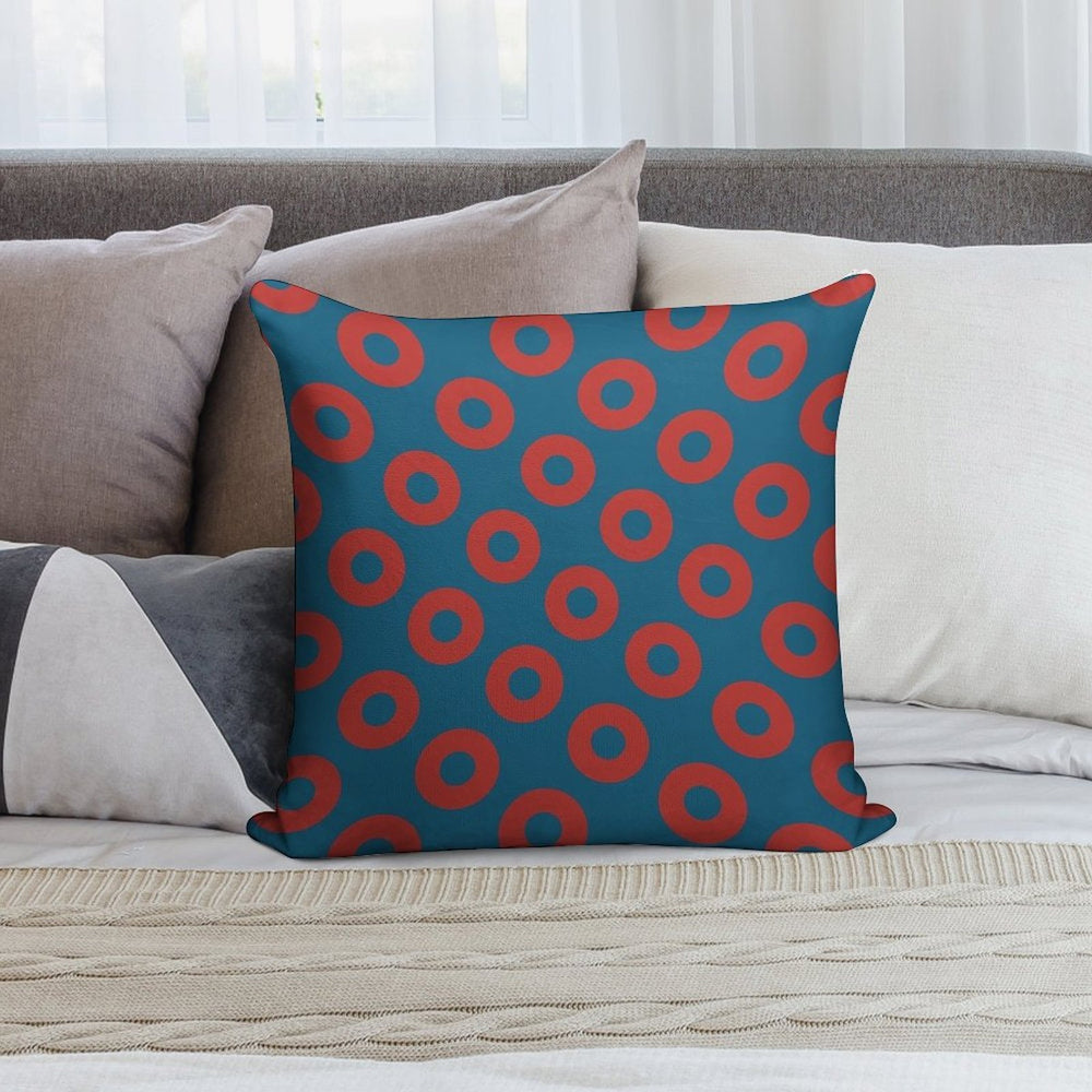 Fishman Donuts - Phish Soft High-Density Material Throw Pillow