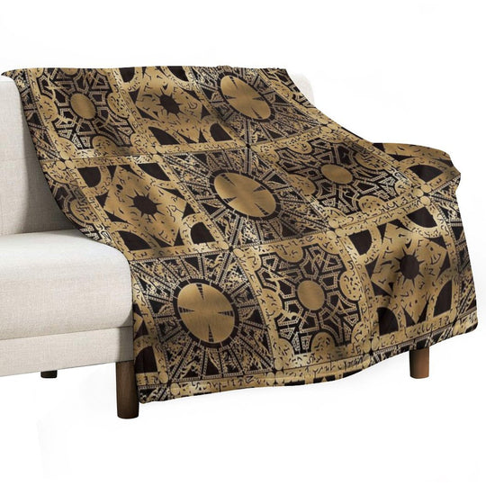 Lament Configuration Spread Shrink-resistant Throw Blanket