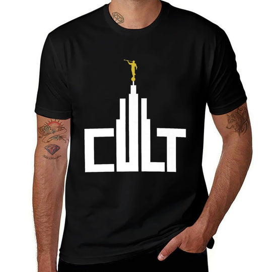 CULT LDS TEMPLE Angel Moroni Ex Mormon Post LDS Meme Premium  Odor-resistant T-Shirt