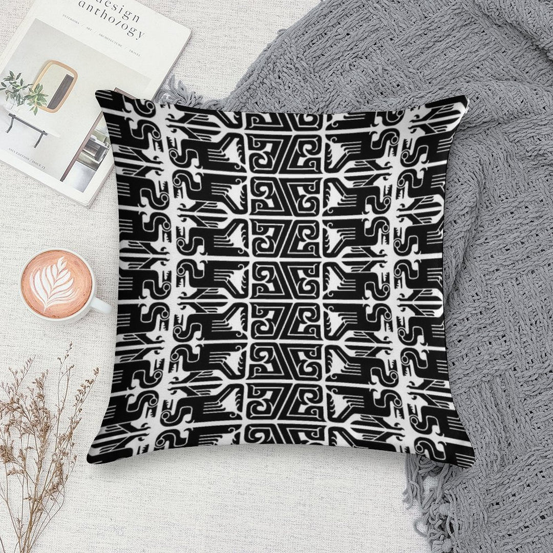 Bronze Age Microraptor Soft Durable Construction Throw Pillow