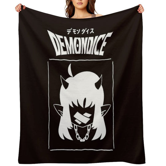 Demondice Meme Travel-friendly Throw Blanket