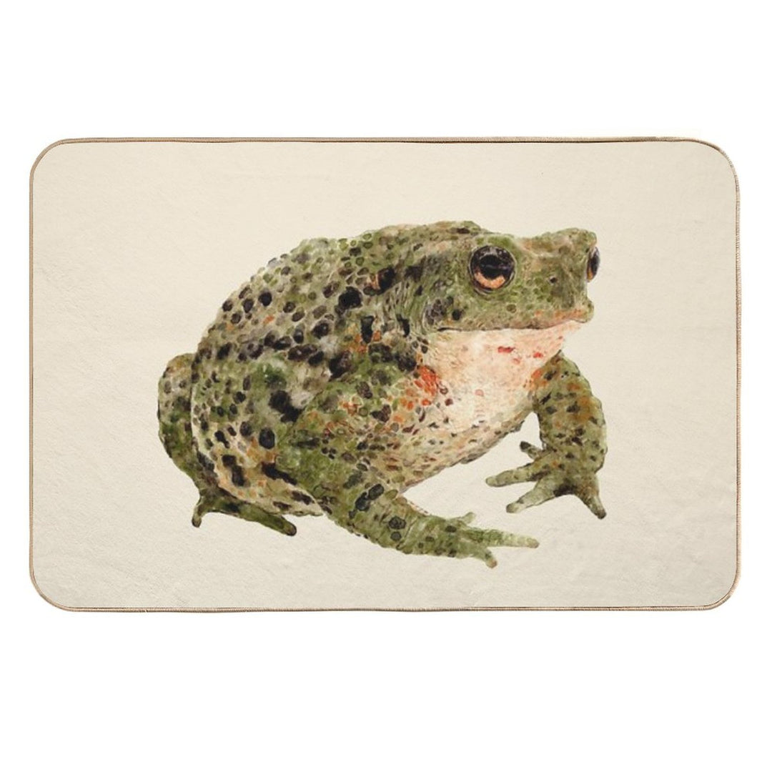 Toad Todd Frog  Rapid-Drying Bath Mat