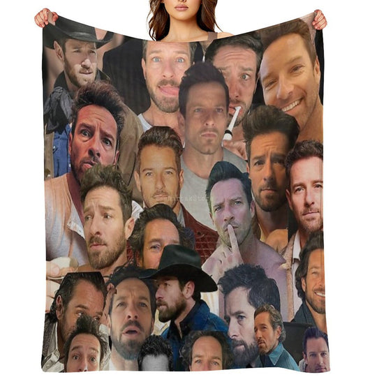 Ian Bohen Photo Collage All-season Throw Blanket