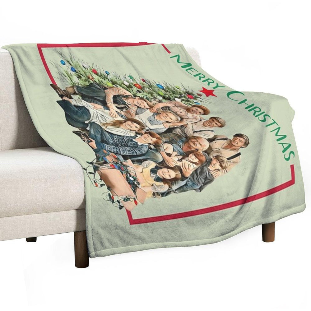 The Walton Family Christmas Shrink-resistant Throw Blanket