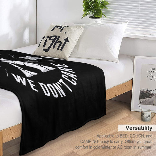 Generation X We Don't Care  Funny Gen-X Men Women Anti-pilling Throw Blanket