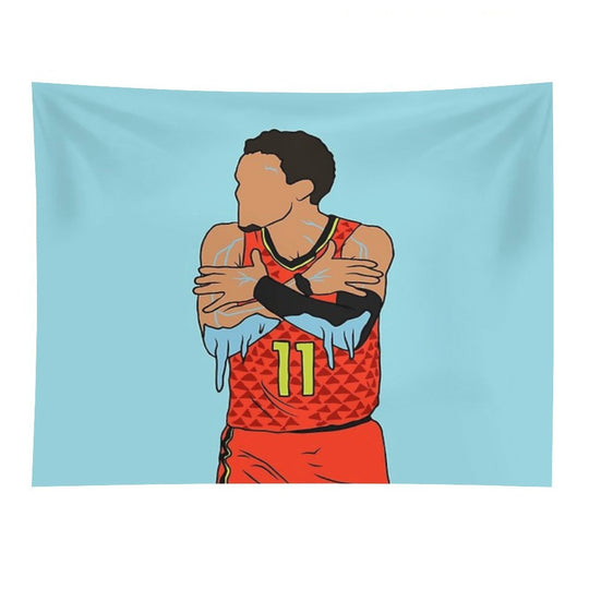 Trae Young Ice Tapestry
