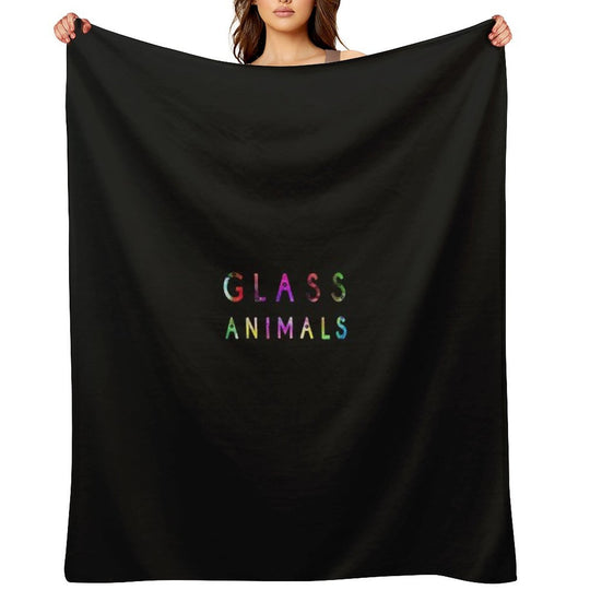 Glass Animals Machine-washable Throw Blanket