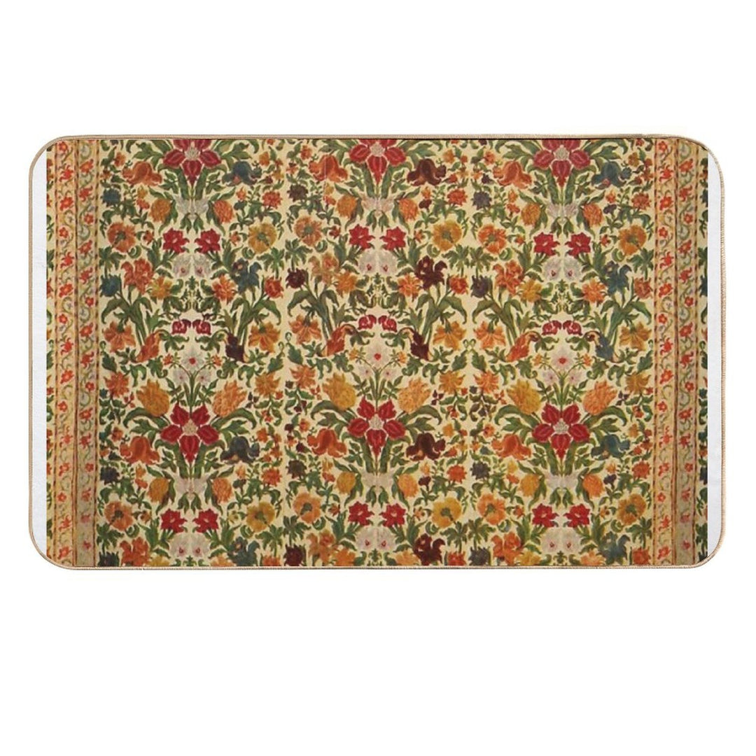 Yellow Boho Textile  Multi-Purpose Bath Mat